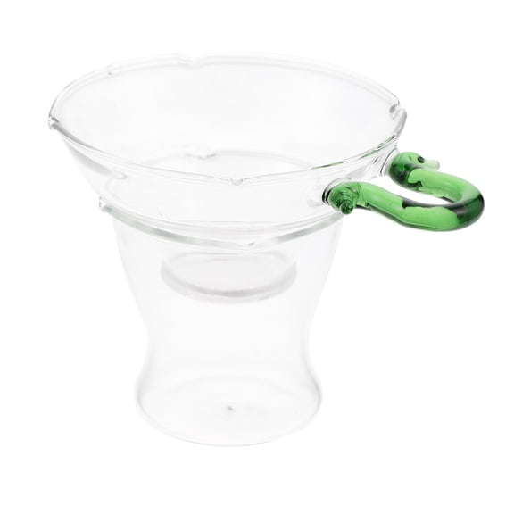 Glass Tea Strainer Transparent Filter Home Accessory Coffee Filters Share 2 Sets