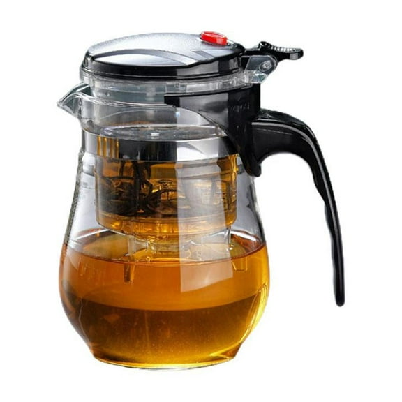 Glass Teapot, 17 oz or 24 oz Capacity, Heat-Resistant for Brewing Tea, Perfect for Afternoon Tea or Gifting