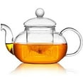 thumbnail image 1 of Glass Teapot 20oz with Infuser,Borosilicate Kettle Set Tea Pot for Loose Tea, Flowering Teas ,Stovetop and Microwavable Safe(600ml), 1 of 12