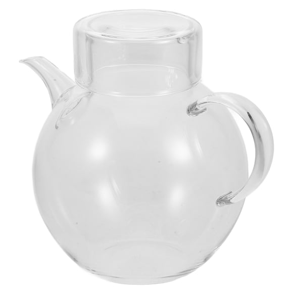Glass Teapot and Coffee Pot Set, Clear Glass Tea Kettle for Office and Home, Glass Tea Ware for Individual Use