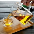 thumbnail image 1 of Glass Teapot Stovetop 12 OZ, Borosilicate Clear Tea Kettle with Removable 18/8 Stainless Steel Infuser, Teapot Blooming and Loose Leaf Tea Maker Tea Brewer for Camping, Travel (350ML), 1 of 9