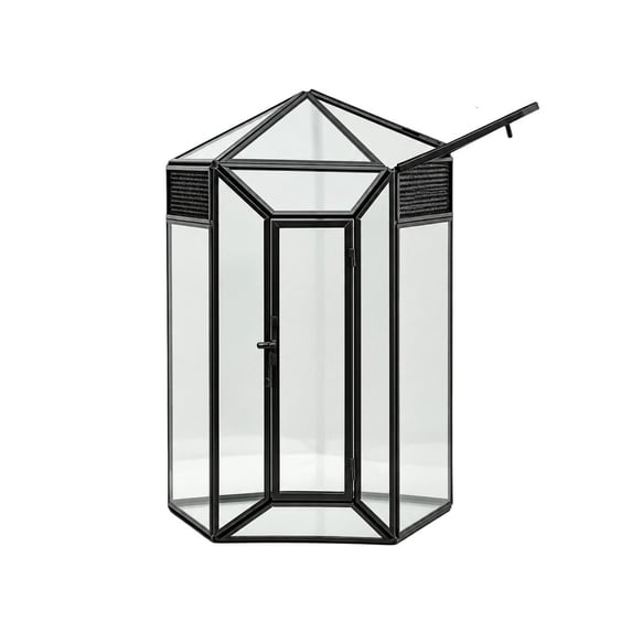 Glass Terrarium Enclosure with Single Front Door for Routine Reptiles Care