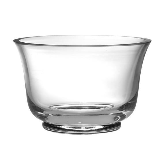 Barski Thick Glass Revere Bowl Handmade European Quality Clear 5.5" Diameter Made in Europe