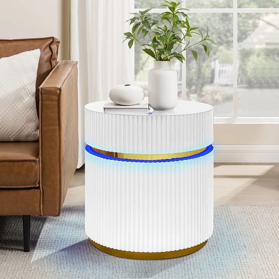 Glass Top - Adjustable LED Lighting - Dining Room - Provides Ambient Illumination