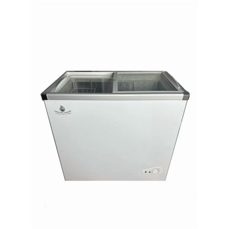 Glass Top Chest Freezer (32x19x30)