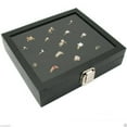 thumbnail image 1 of Glass Top Display Case 36 Slot Ring Insert Liner New, Storage Jewelry Box Holder, 1 of 4
