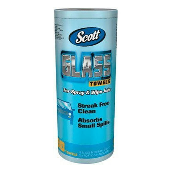 Glass Towels Blue 90ct