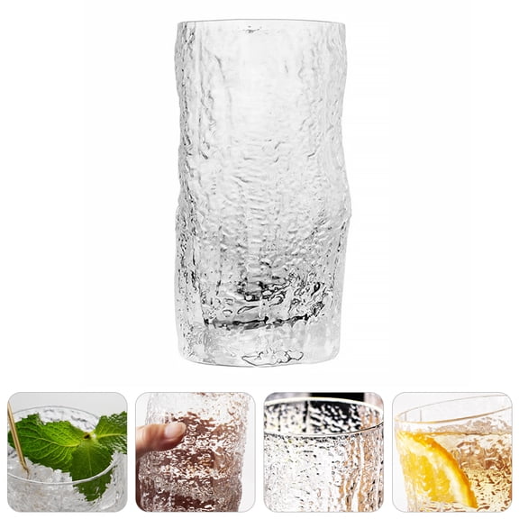 TOYMYTOY Unique Tree Pattern Glass Mug, Transparent, Perfect for Home and Office, 1Pc