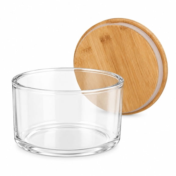 Glass Trifle Bowl with Airtight Lid, 104oz Clear Glass Dessert Serving Bowl for Cakes and Salads, Microwave and Dishwasher Safe