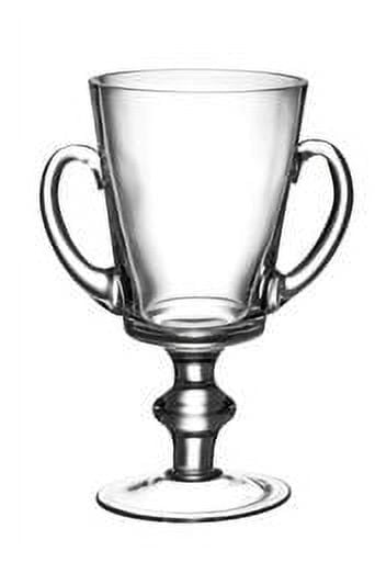 Barski Glass Trophy Cup Award with Handles, 10" Height, European Quality, Made in Europe