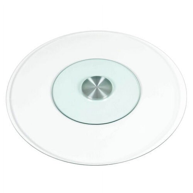 Glass Turntable Dining Table Centerpiece Large Tabletop Rotating