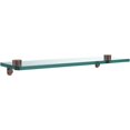 thumbnail image 1 of Glass Vanity Shelf with Beveled Edges - Antique Copper / 16 Inch, 1 of 11