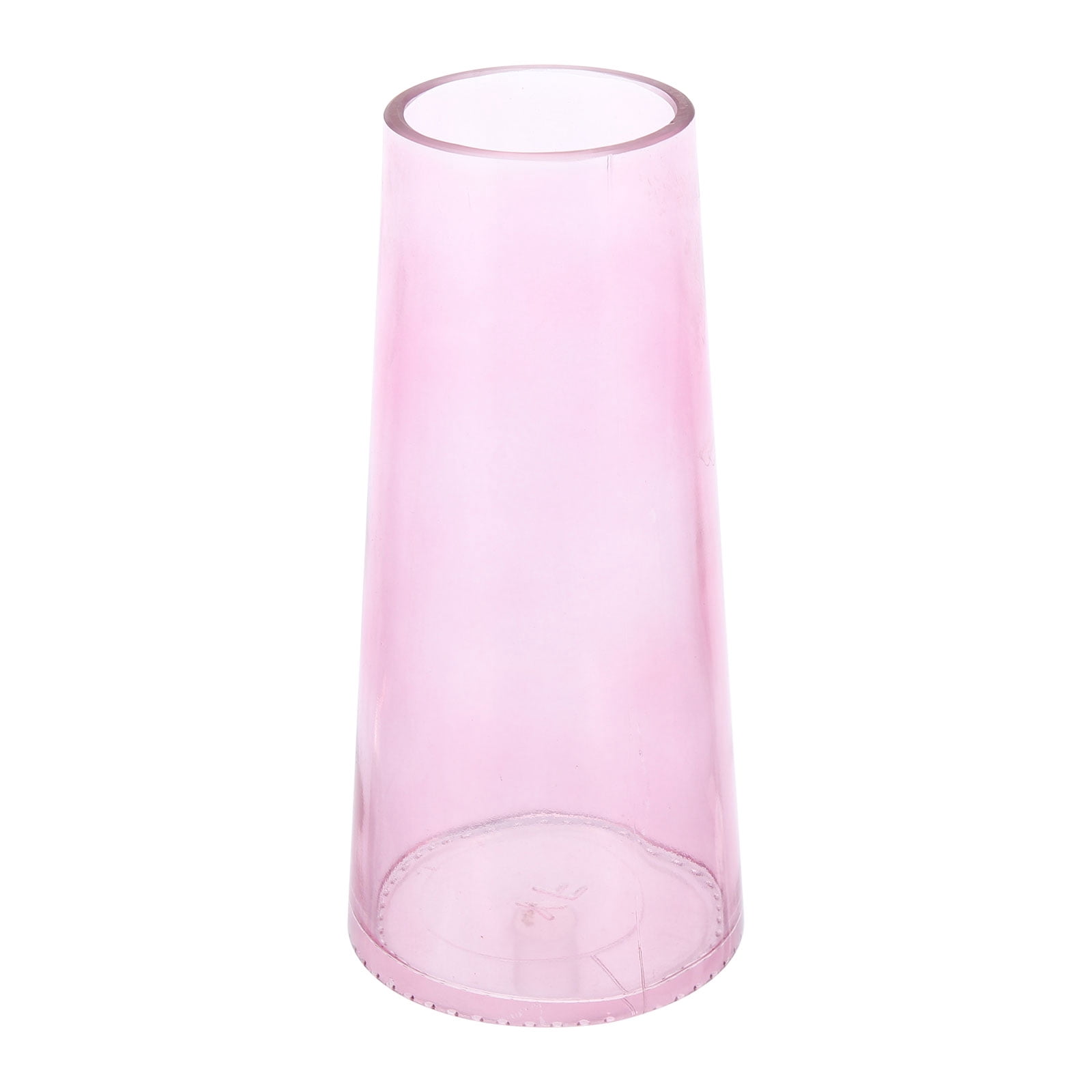 Raindrops Elegant Glass Vase For Home Decor With Orange Color Crafted