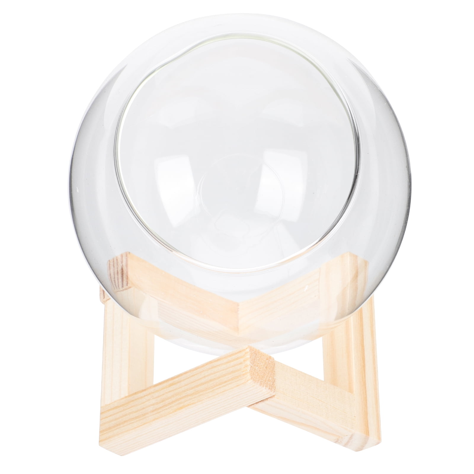 Glass Vase Terrarium Planter Bowl Plant Plants Air Flower Pot Bubble Clear Desktop Hydroponic