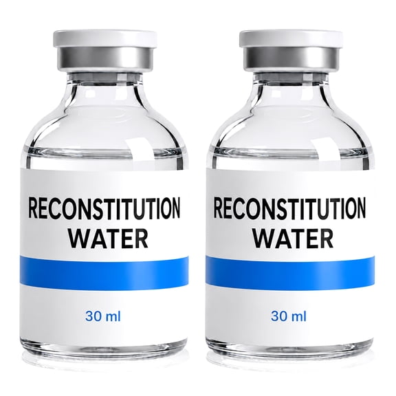 Glass Vials for Water Solution - 2 x 30 ML