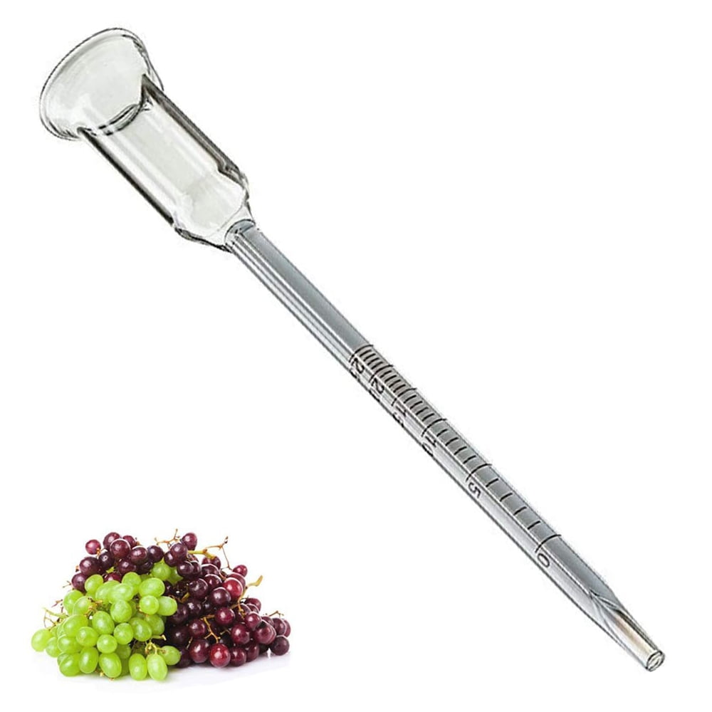 Generic Alcohol Meter Grape Wine Meter Measured Fruit Wine Meter Dedicated Measuring  Tool 0-25degree Alcoholmeter Rice Wine Meter