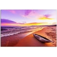 Glass Wall Art Tempered Sunset By The Sea Decor Tempered Glass