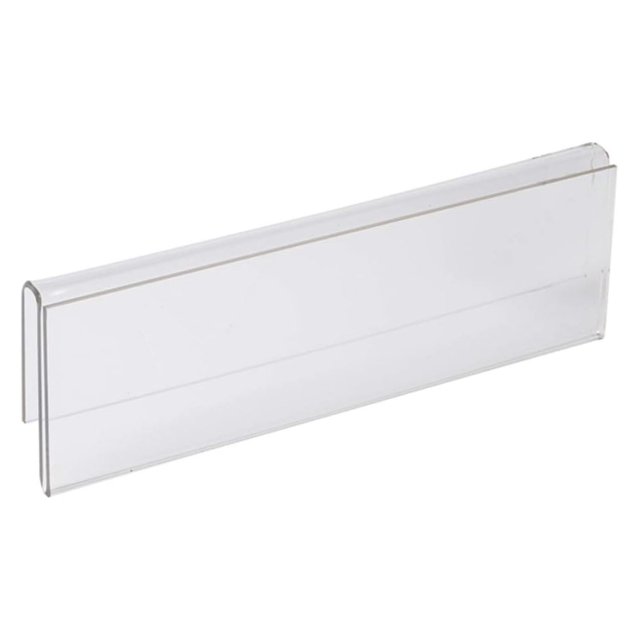 Glass Wall Name Plate Holders Single Sided 81/2" Wide x 2" high (10