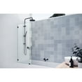 thumbnail image 1 of Glass Warehouse  58.25" x 26.5" Frameless Shower Bath Fixed Panel Matte Black Matte, 1 of 5