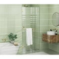 thumbnail image 1 of Glass Warehouse  78" x 33" Frameless Towel Bar Shower Door- Wall Hinge Polished Brass Brass Finish, 1 of 5