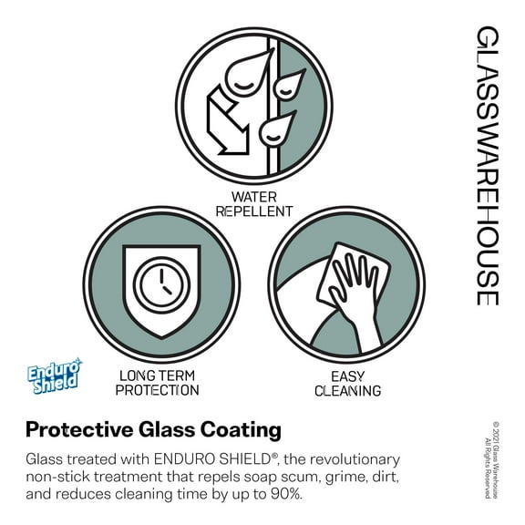 Glass Warehouse 90Sl-52-36 Nova 78" High X 52" Wide X 36" Deep Sliding Frameless Shower