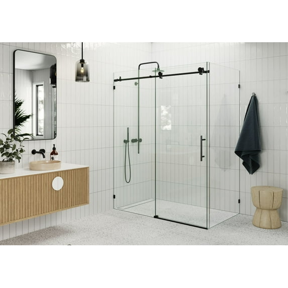 Glass Warehouse 90Sl-64-30 Nova 78" High X 64" Wide X 30" Deep Sliding Frameless Shower