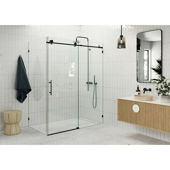 Glass Warehouse 90Sl-64-40 Nova 78" High X 64" Wide X 40" Deep Sliding Frameless Shower