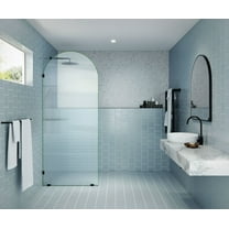 Glass Warehouse Arc-Fl-34 Maven 86-3/4" High X 34" Wide Shower Screen Frameless Shower