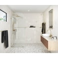 thumbnail image 1 of Glass Warehouse ARC-SF-34-PB Venus 86-3/4" High X 34" Wide Shower Screen Frameless Shower, 1 of 7
