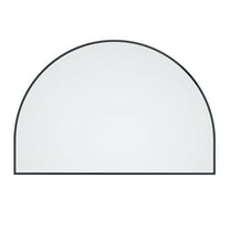 Glass Warehouse  Frameless Mirror with polished edge Black 32" x 48"