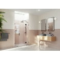 thumbnail image 1 of Glass Warehouse GHF-48.5-MB Stellar 78" High X 48-1/2" Wide Hinged Frameless Shower Door -, 1 of 7