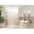 thumbnail image 1 of Glass Warehouse Ghf-76 Stellar 78" High X 76" Wide Hinged Frameless Shower Door - Chrome, 1 of 7