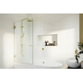 thumbnail image 1 of Glass Warehouse Gold 34" x 58", 3/8" Thick Clear Frameless Shower Door, 1 of 7