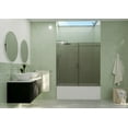 thumbnail image 1 of Glass Warehouse Gtbsld-60 Equinox 60" High X 60" Wide Sliding Frameless Tub Door - Chrome, 1 of 7