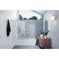 thumbnail image 1 of Glass Warehouse GW-BF-29.5-BN Vela 58-1/4" High X 29-1/2" Wide Shower Screen Frameless Tub, 1 of 7