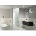 thumbnail image 1 of Glass Warehouse GW-DO-25.75-PN Albedo 78" High X 25-3/4" Wide Hinged Frameless Shower Door, 1 of 7
