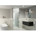 thumbnail image 1 of Glass Warehouse GW-DO-29.5-CH Albedo 78" High X 29-1/2" Wide Hinged Frameless Shower Door, 1 of 7