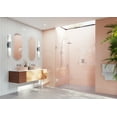 thumbnail image 1 of Glass Warehouse Gw-Wh-76 Illume 78" High X 76" Wide Hinged Frameless Shower Door - Chrome, 1 of 7