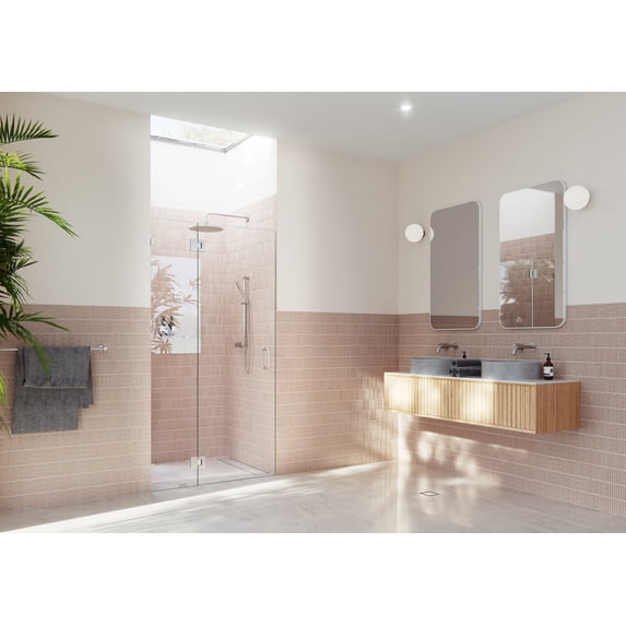 Glass Warehouse Shower Door GW-GH-43-5-BN