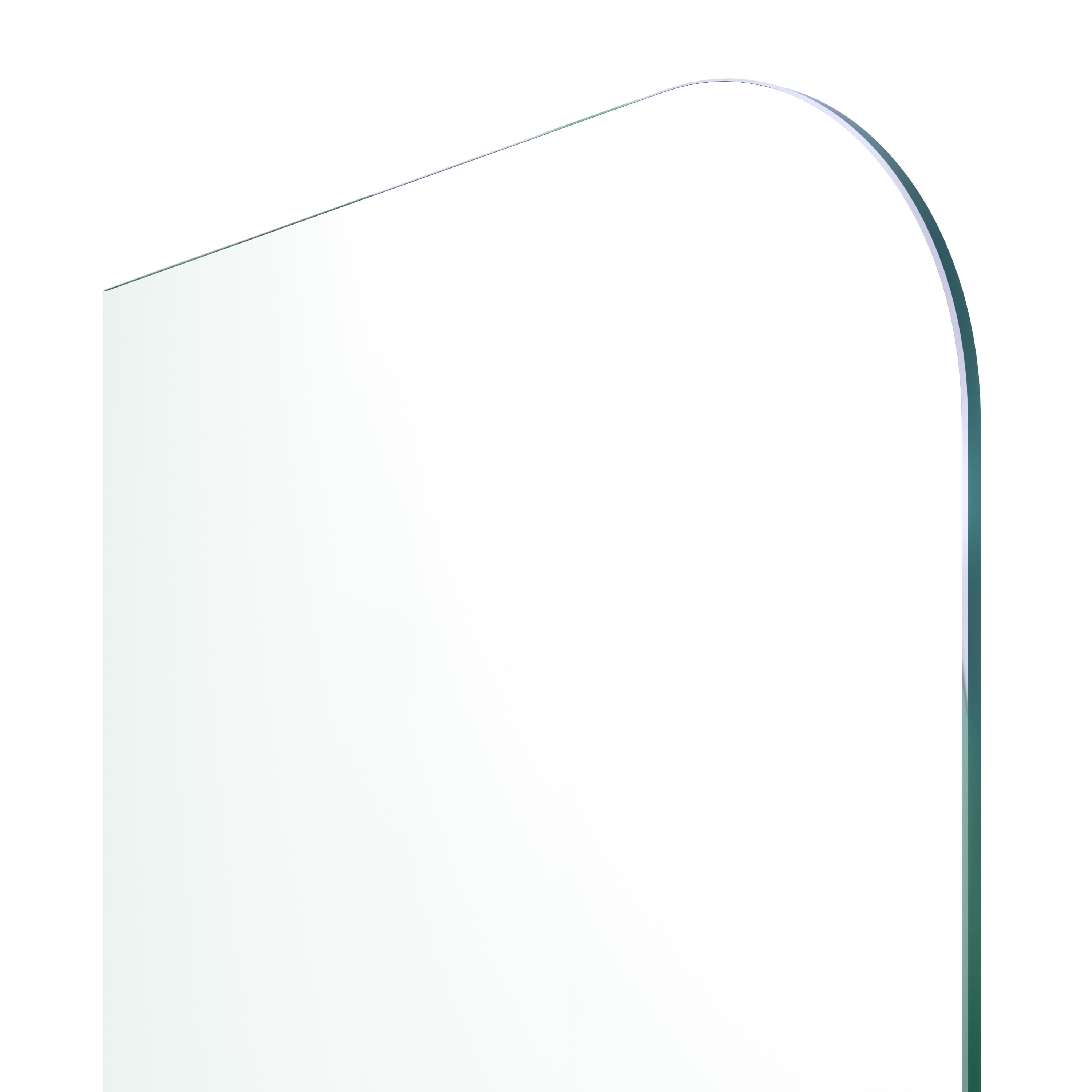 Solaris 30" x 58.25" Frameless Clear Glass Bathtub Shower Panel with Matte Black Hardware