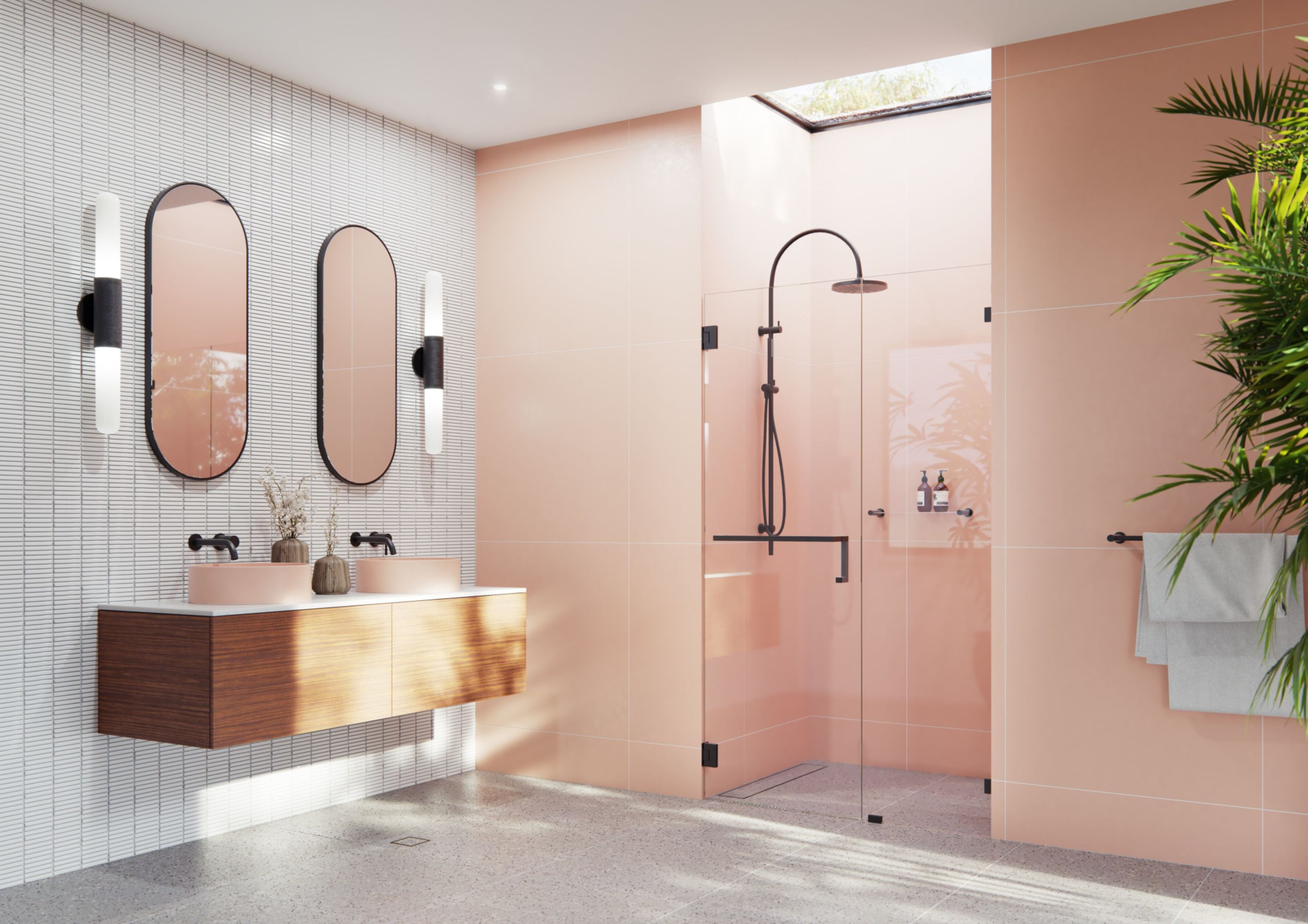 Glass Warehouse Tbwh50 Umbra 78" High X 50" Wide Hinged Frameless