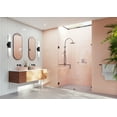 thumbnail image 1 of Glass Warehouse Tbwh-58 Umbra 78" High X 58" Wide Hinged Frameless Shower Door - Black, 1 of 7
