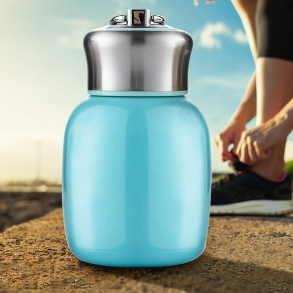 Glass Water Bottle,200ML Stainless Steel Portable Cold And Hot Water Bottle Mini Size Vacuum Cold And Hot Water Bottle Pocket Cold And Hot Water Bottle