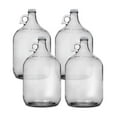 thumbnail image 1 of Glass Water Bottle, Includes 38 mm Metal Screw Cap, 1 gal Capacity (Pack of 4), 1 of 7