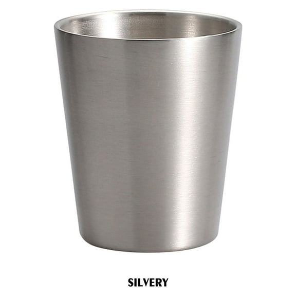 Glass Water Bottle,Stainless Steel Cups Shatterproof Cup Tumblers Metal Drinking Glasses For Bar Home Restaurant