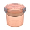 thumbnail image 1 of Glass&Bottle Portable Reusable Parfait Cups With Lids Yogurt Cup With Topping Cereal Or Oatmeal Container Leak Proof Breakfast On The Cups 20OZ For Meal Pre Protion Control Clearance, 1 of 9