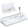 thumbnail image 1 of Glass Weekly Dry Erase Desk White Board, Varhomax Desktop To Do List Planner Whiteboard Calendar with Storage Caddy Memo Desk Board Buddy for Home and Office, White, 1 of 6
