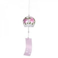 thumbnail image 1 of Glass Wind Bells Birthday Christmas Gift Japanese Style Wind Chimes Home Decor, 1 of 6