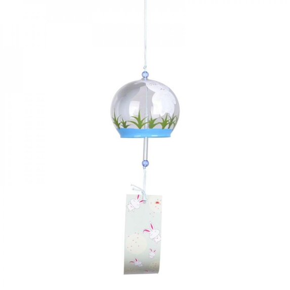 Glass Wind Bells Birthday Christmas Gift Japanese Style Wind Chimes Home Decor