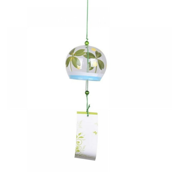 Glass Wind Bells,Japanese Wind Chime Flower Chime,Handmade Birthday Gifts for Gardens Hallways Stores Corridors Yards Birthday Gift Home Decor DIY